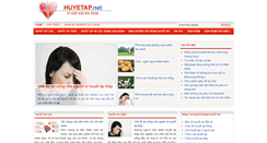 Desktop Screenshot of huyetap.net