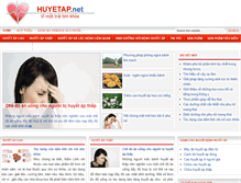 Tablet Screenshot of huyetap.net
